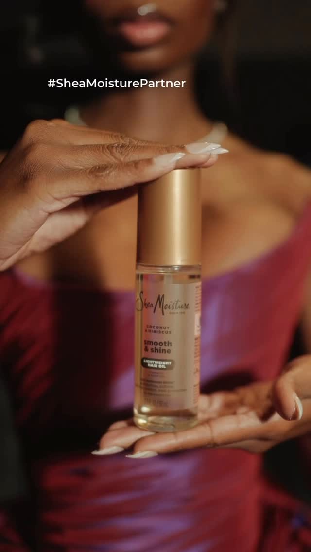 Instagram post by @x_olandria for Sheamoisture. Caption reads: Still me and @sheamoisture , just evolved * From....