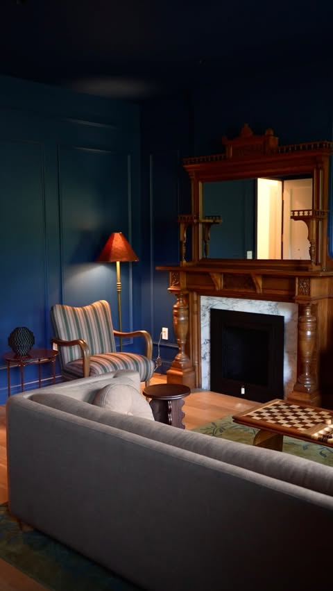 Instagram post by @brownstoneboys for West Elm. Caption reads: [...] the new @pierceandward collection for....