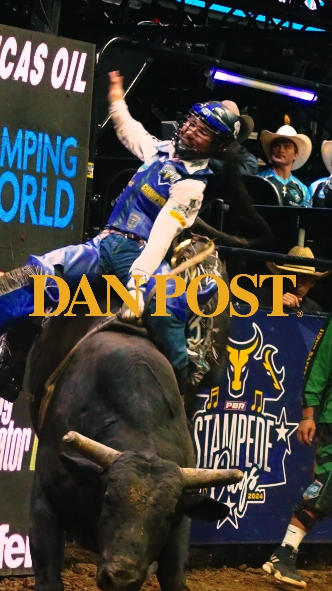 Instagram post by @nashvillestampede for Dan Post Boot Company. Caption reads: Stampede Days is HERE! 🤠 As a proud sponsor of....