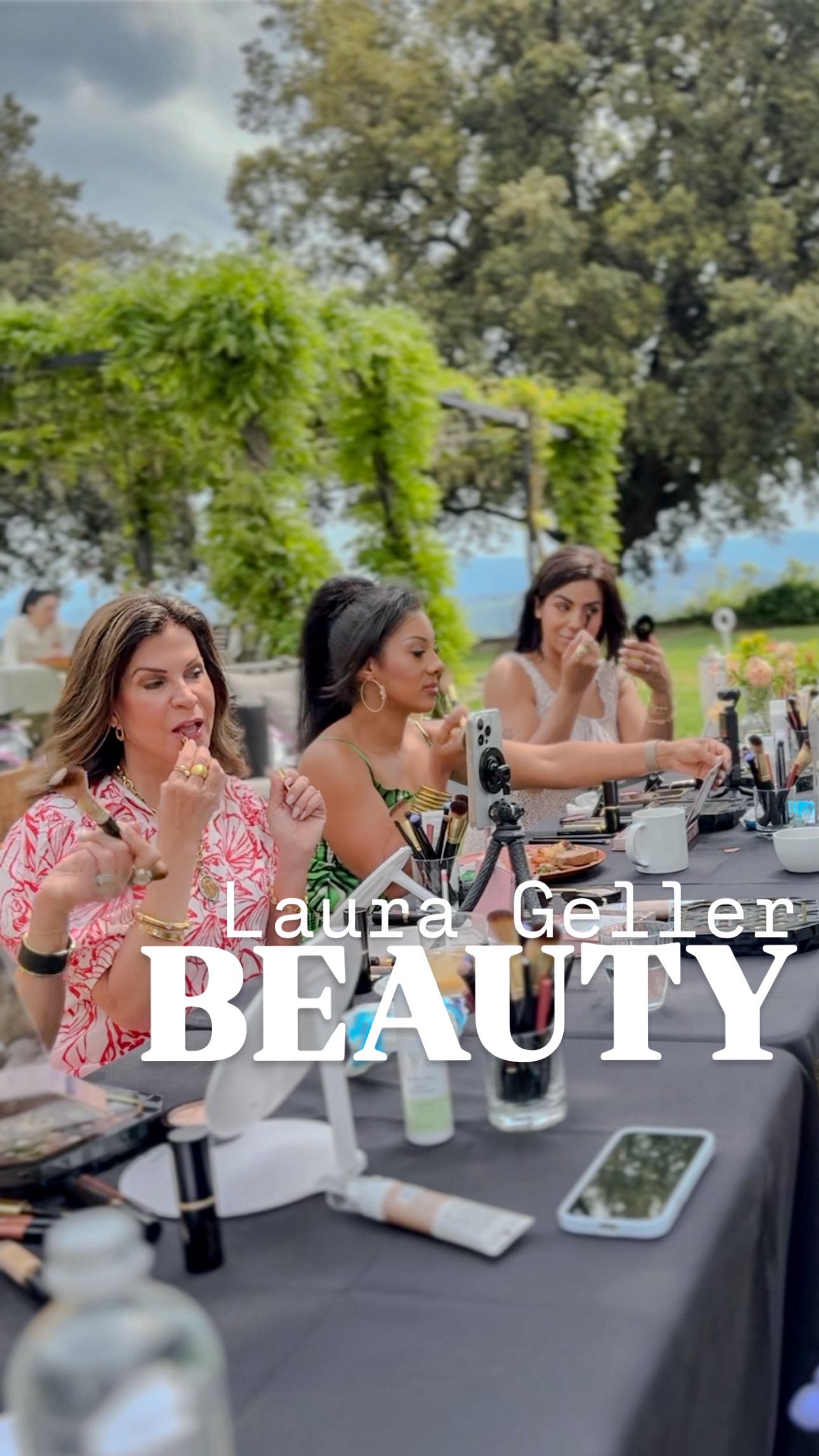 Instagram post by @thekerripaul for – Laura Geller. Caption reads: [...] #CiaoFromLauraGeller #TravelWithLGBeauty....