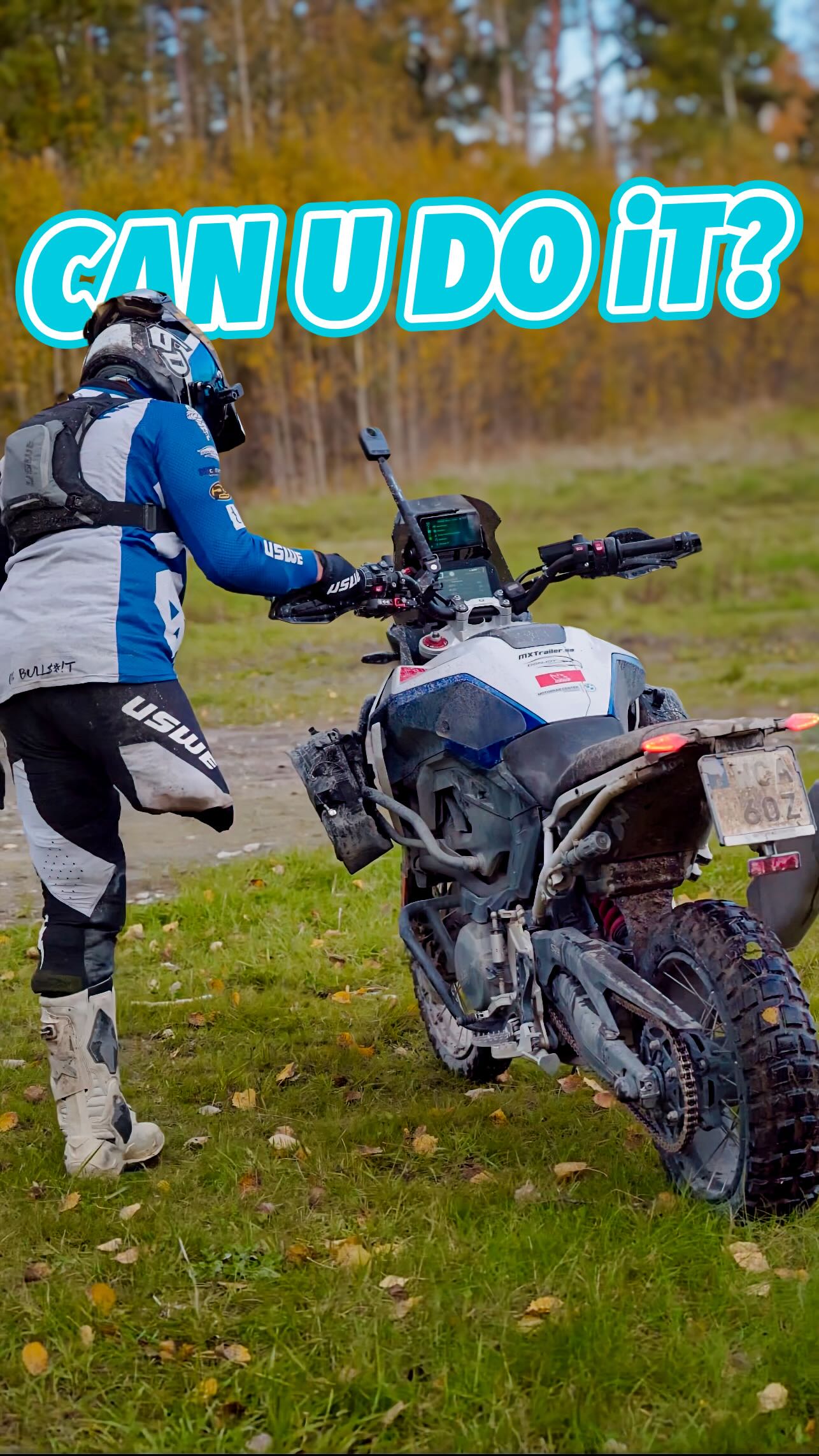 Instagram post by @jboive for Michelin. Caption reads: Can U do it?
This is a piece of cake on an enduro....