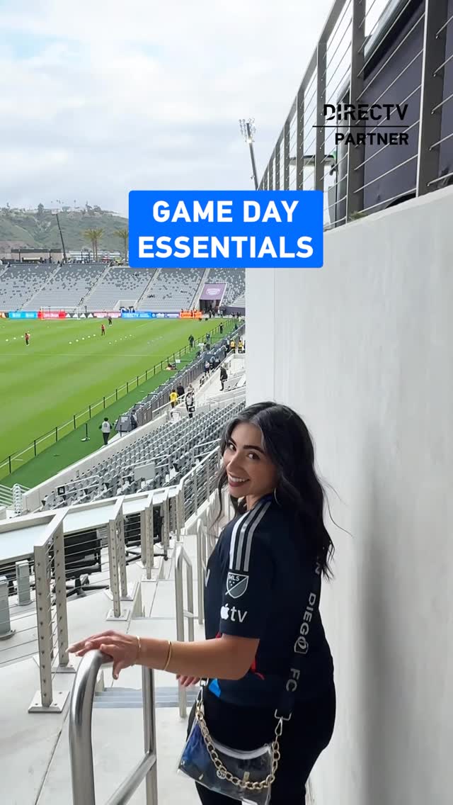 Instagram post by @classycasita for DIRECTV. Caption reads: Game Day Essentials 🔥

1️⃣ Fave MLS team....
