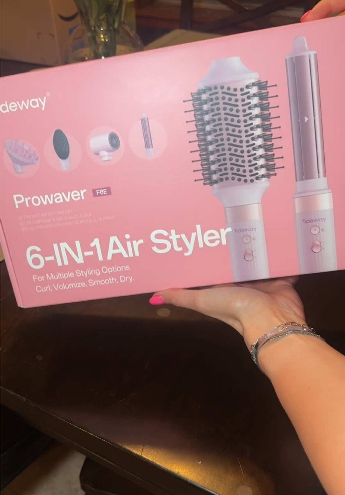 TikTok post by @kelliee.forbess for Tideway. Caption reads: Sooo excited to start using this!! @Tideway #6in1....