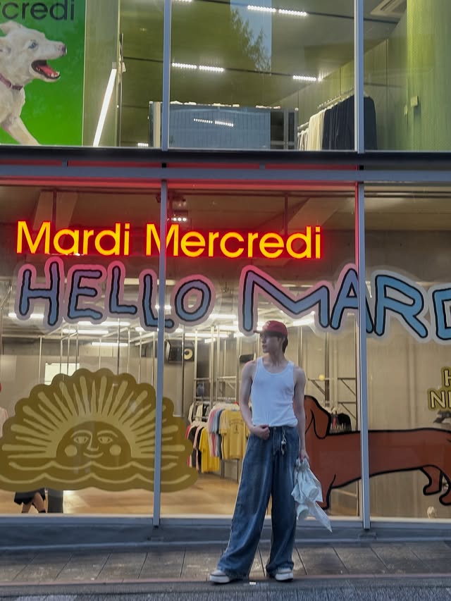 Instagram post by @reeenta_ for Mardi Mercredi. Caption reads: Hello Mardi, Day 2🌞 ⁡ @mardi_mercredi_japan....