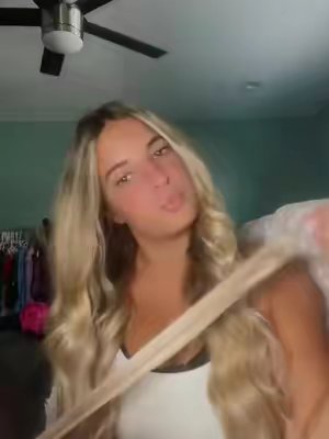 TikTok post by @kassidykline for Laavoo Hair (official). Caption reads: @Laavoohair_official #microlinks.