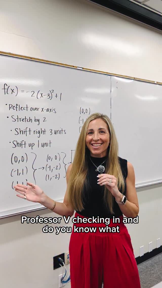 Instagram post by @mathwithprofessorv for Brilliant.org. Caption reads: Graphing doesn’t have to be confusing 💡
Once you....