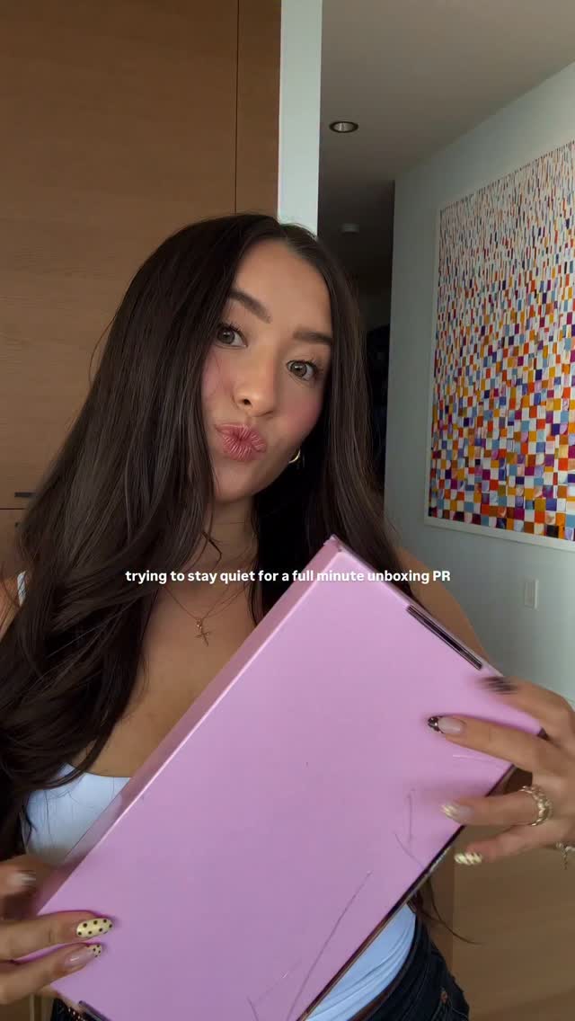 Instagram post by @oliviakasumi for Olive & Piper. Caption reads: as a certified yapper this was very hard okay....