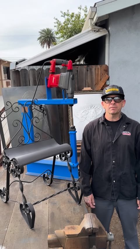 Instagram post by @bhoodfab for Lincoln Electric. Caption reads: [...] welding month #weldeverydamnday....