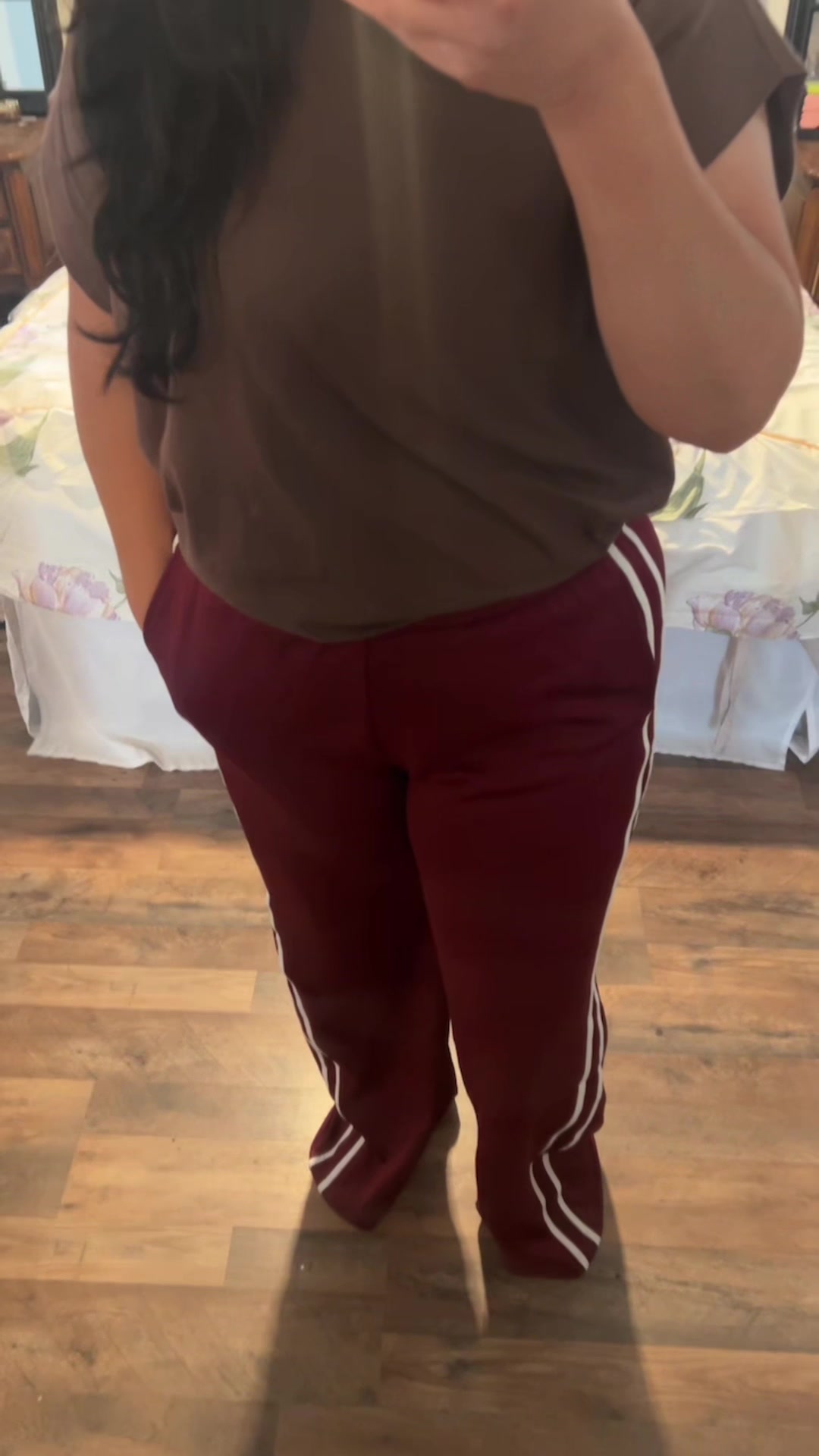 TikTok post by @valley.girl.eli for nuuds. Caption reads: Comfortable outfit @nuuds.