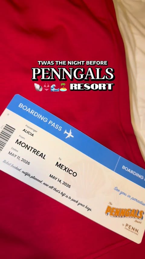 Instagram post by @aliciamccarvell for Penningtons. Caption reads: [...] off to meet my PENNGALS in TULUM.....