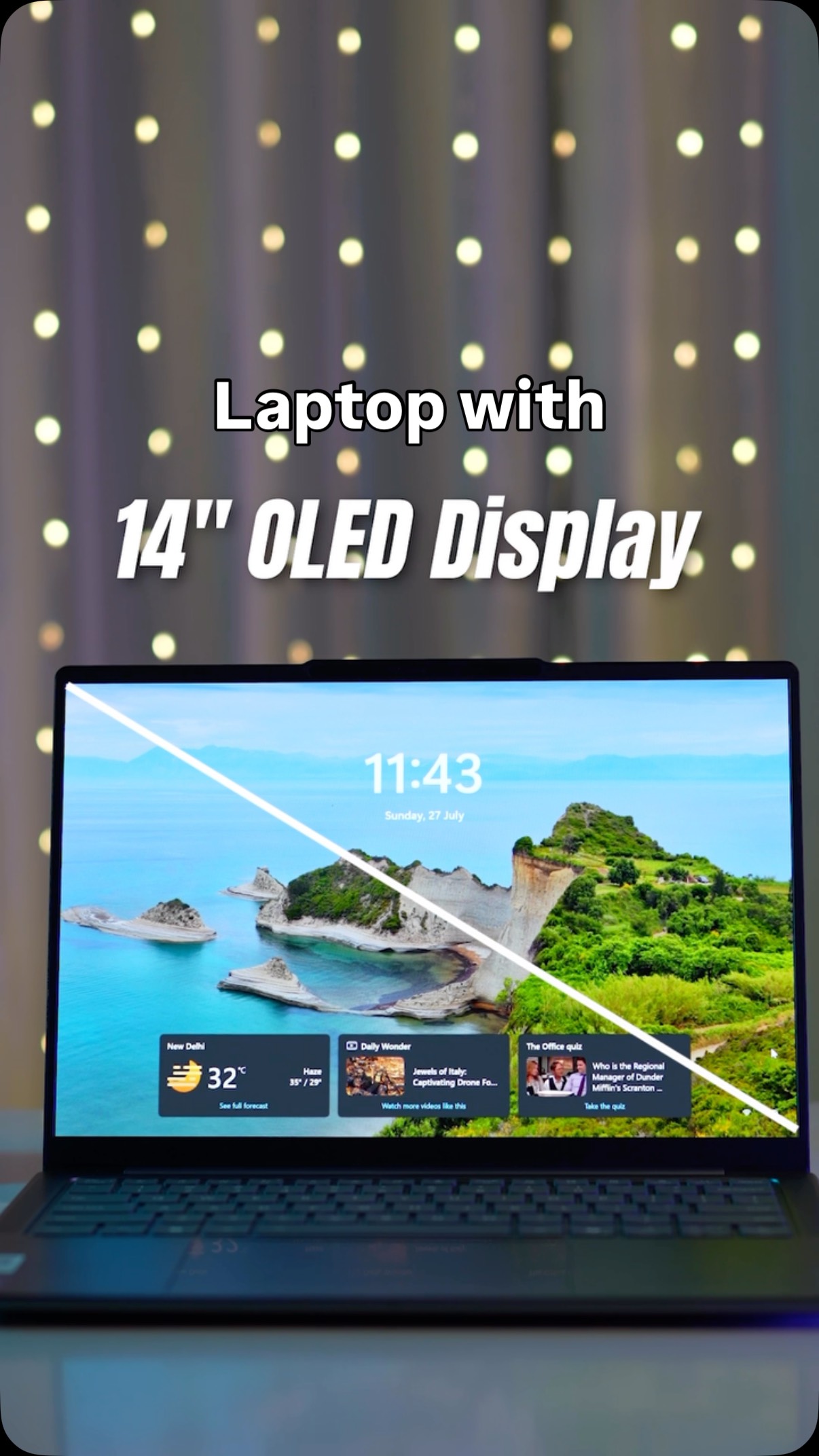 Instagram post by @faadtechnician for Lenovo. Caption reads: Here are some of the standout features of the....