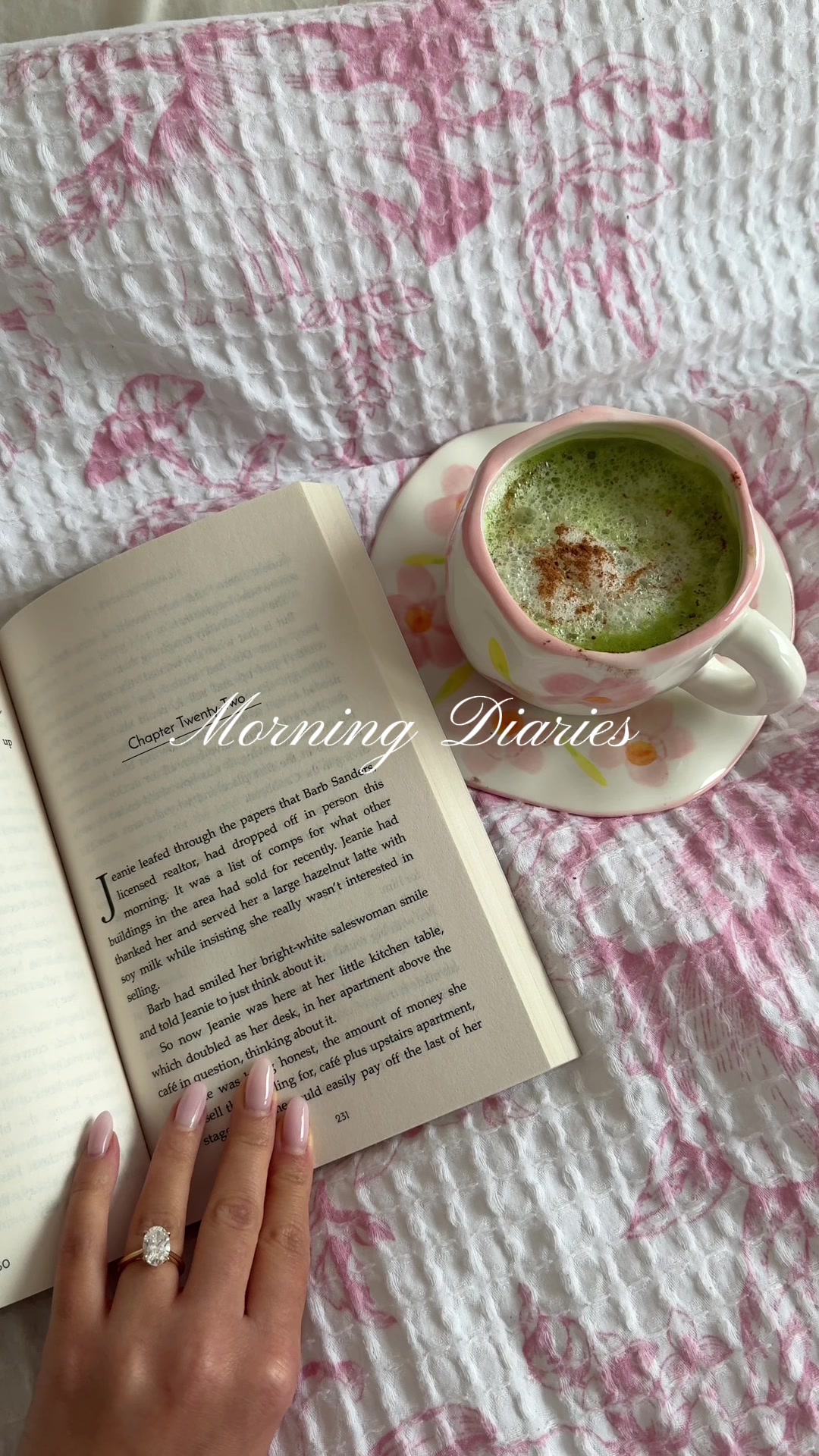 TikTok post by @vanessafaga for Pacifica Beauty. Caption reads: a slow self care morning starts with a glow thanks....