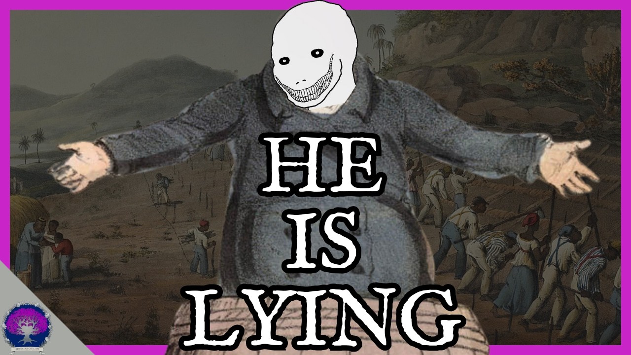 YouTube post by @BrandonF for Ekster. Caption reads: Slavery's Most Dangerous Argument.