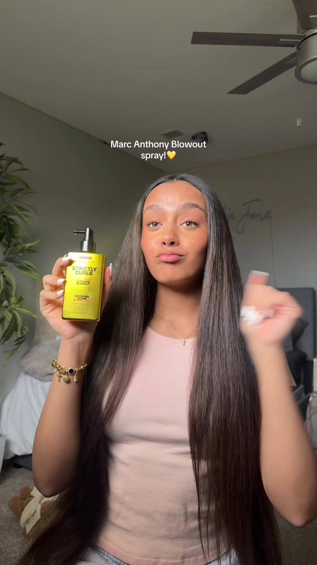 TikTok post by @hallie.ganga for Marc Anthony Türkiye. Caption reads: This product is a game changer!!🤍@Marc Anthony....
