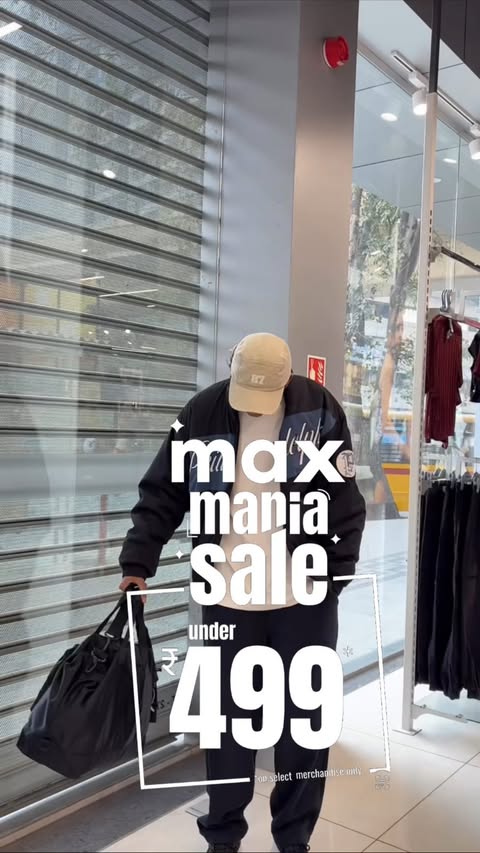 Instagram post by @fooxx.fet for Max Fashion. Caption reads: Okay, here’s the moment we’ve all been waiting....