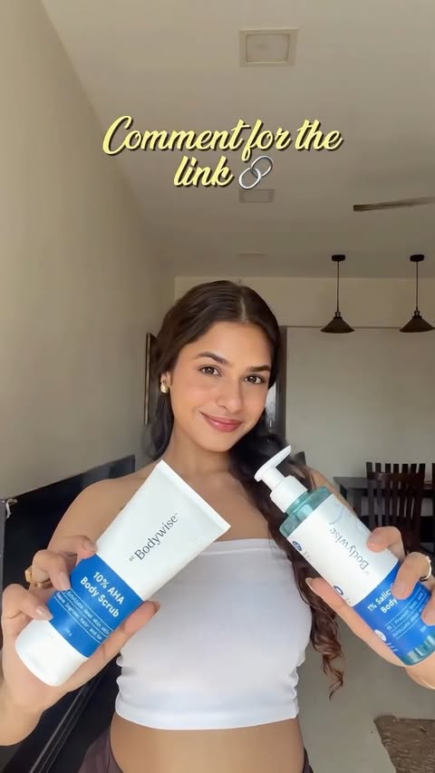 Instagram post by @shrishti.rajput9 for Be Bodywise. Caption reads: Comment ‘LINK’ to get the products in your Dm🫶....