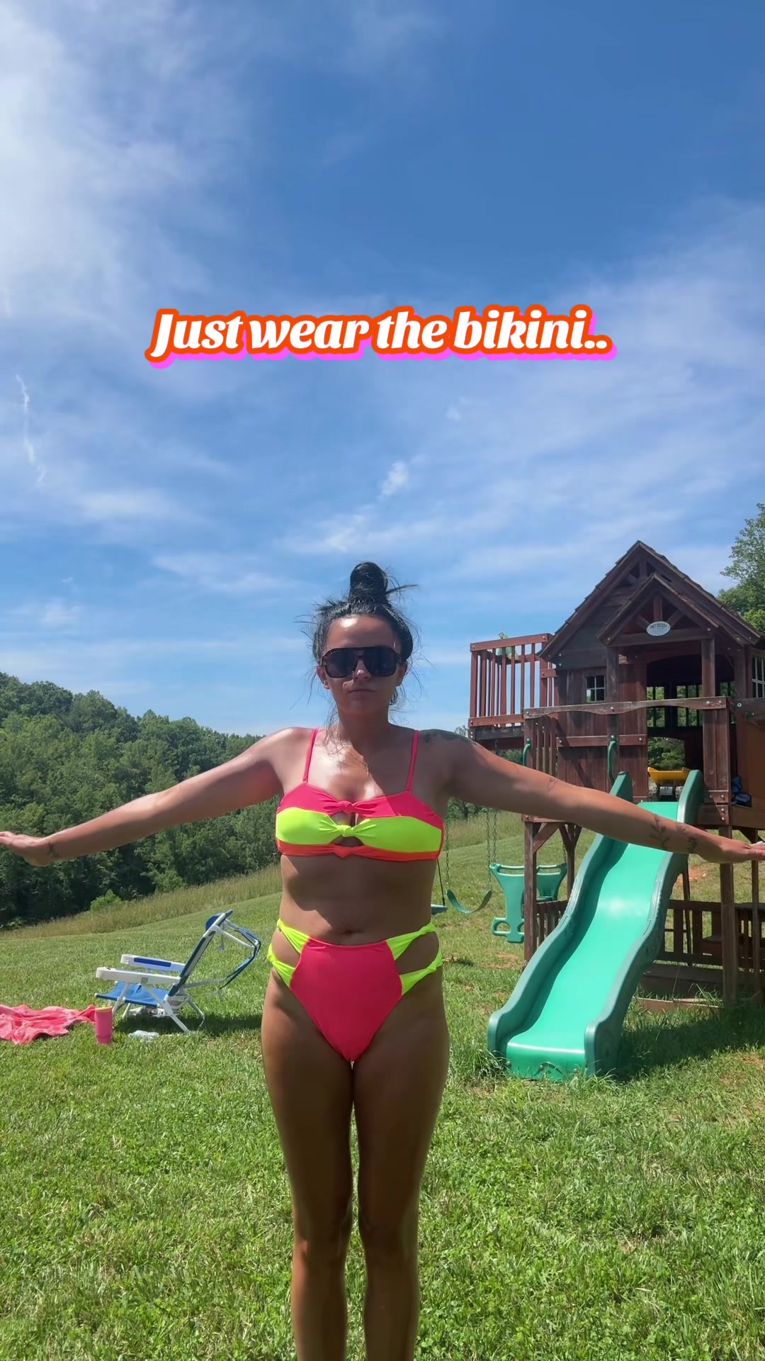 TikTok post by @erin.renee16 for Popvil. Caption reads: [...] don’t care what they have to say 🤭....