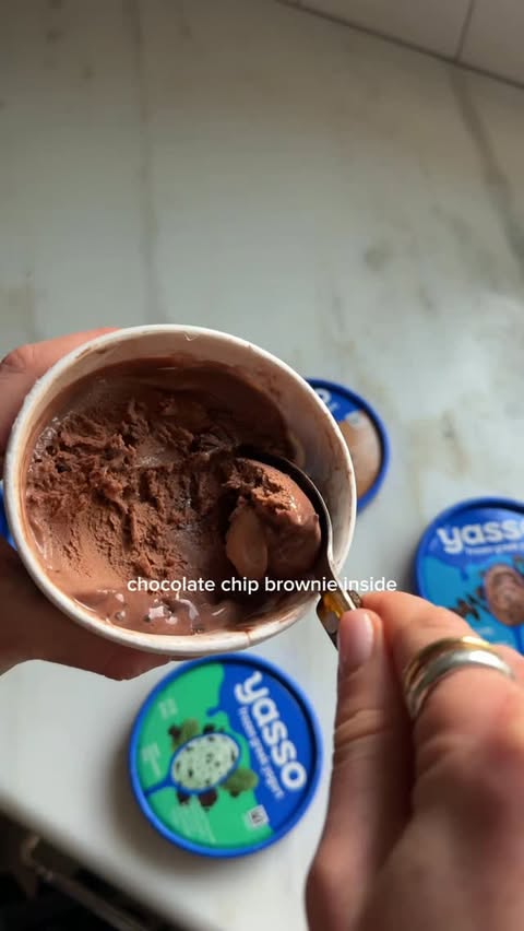 Instagram post by @avocado_bella for Yasso Frozen Greek Yogurt. Caption reads: #WorkingwithYasso @yasso Frozen Greek Yogurt....