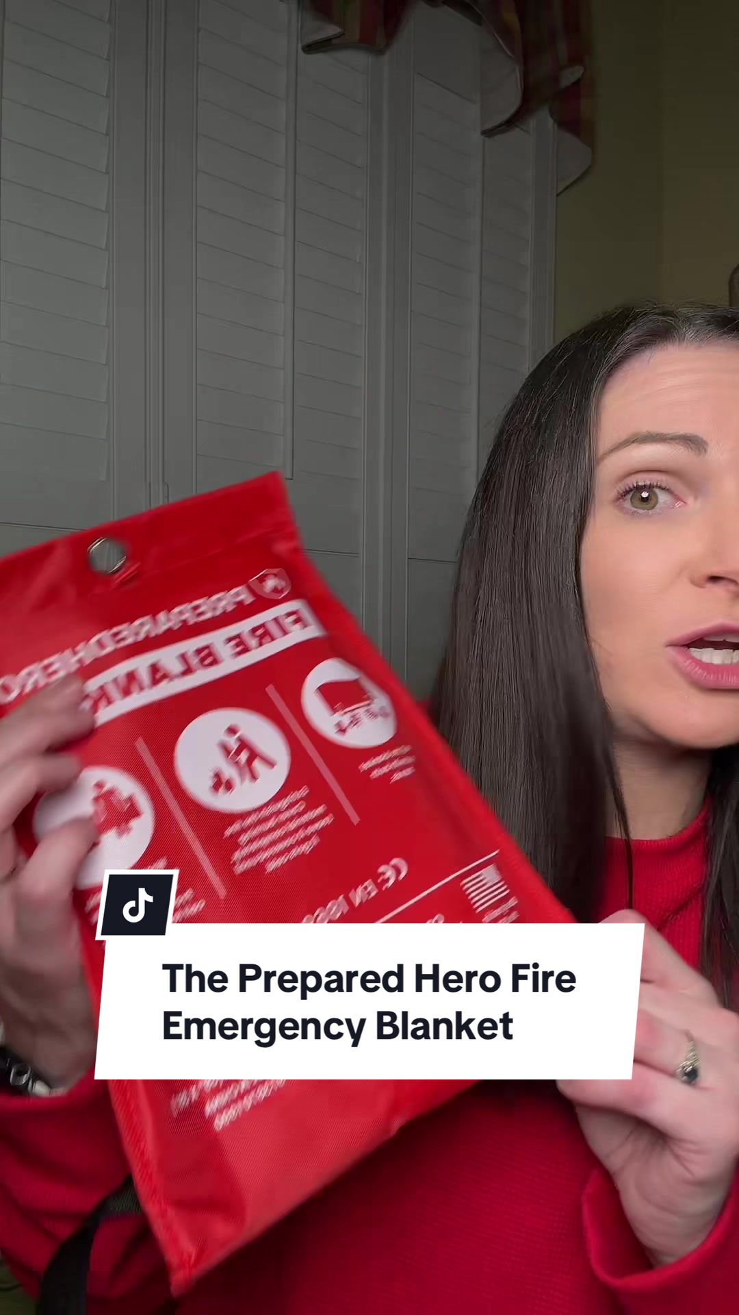 TikTok post by @keganmckenna for Prepared Hero. Caption reads: [...] catch on fire and that’s the problem....