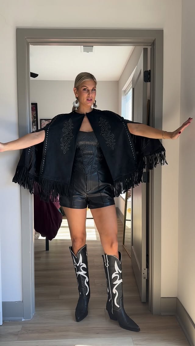 Instagram post by @simonsaidd for Boot Barn. Caption reads: wait I feel so cool. Bringing back the capes....