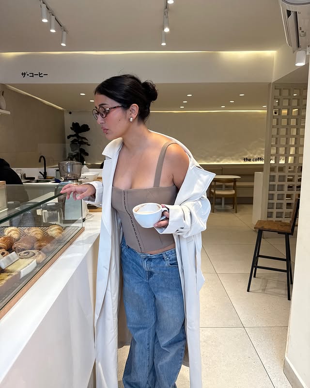 Instagram post by @femmebambi for Showpo. Caption reads: [...] days ☁️❄️🧥 every item from @showpo #showpo....