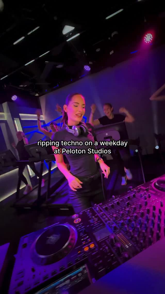 Instagram post by @adrianwilliamsnyc for Peloton. Caption reads: Live with @lilly_palmerdj 🎧

Leave your limits....