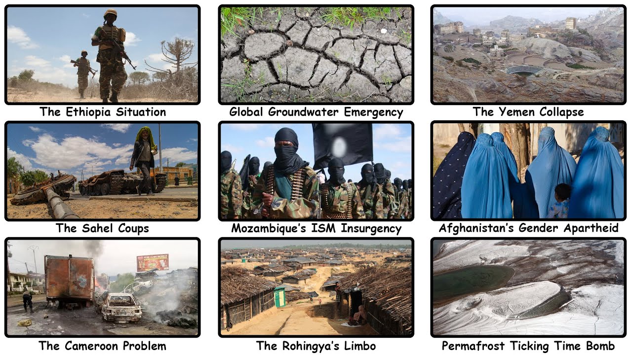 YouTube post by @ThePaintExplainer for UNESCO. Caption reads: Every Major Event Happening Today That Isn't Being....