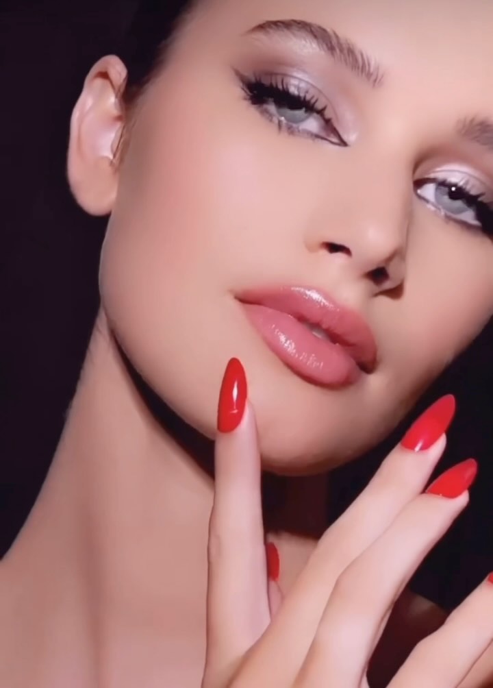 Instagram post by @alexandra_alvaa for Supreme. Caption reads: Campaign for Pat McGrath & @supremenewyork.