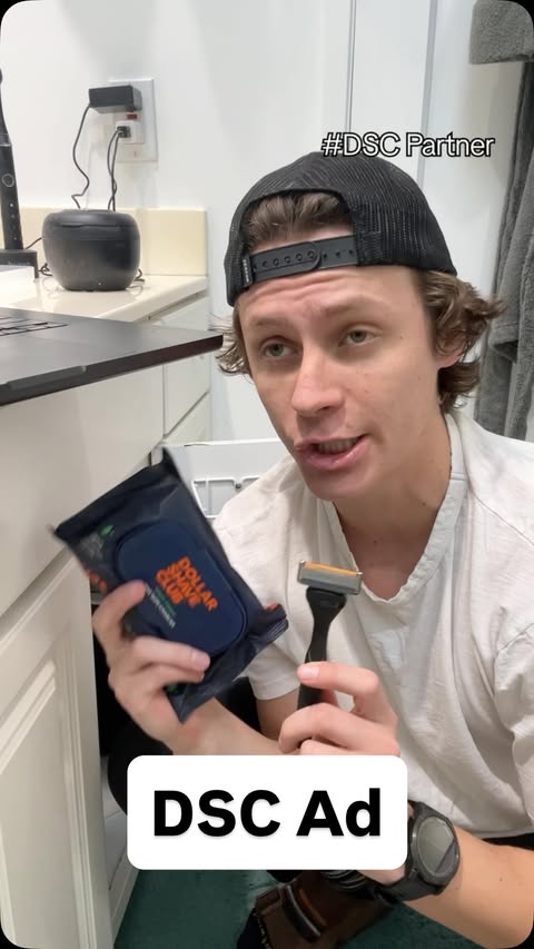Instagram post by @squilliam_peters for Dollar Shave Club. Caption reads: [...] for different folks #ad #DSCPartner....