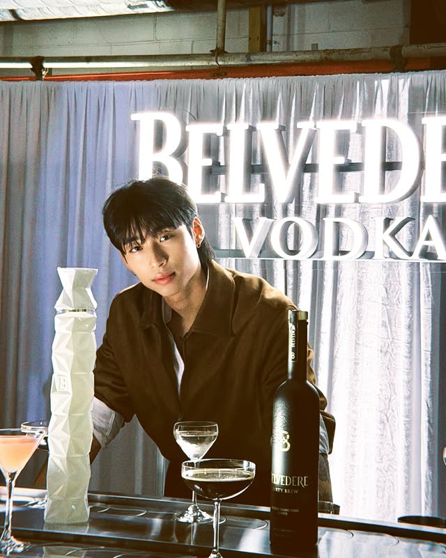 Instagram post by @kevinchatchapon for Belvedere Vodka. Caption reads: [...] still lingers long after it’s gone.....