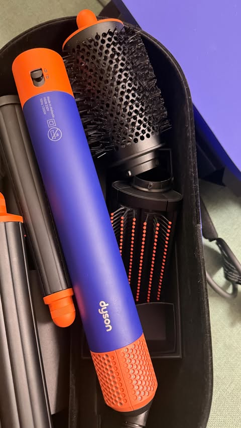 Instagram post by @nerdywavess for Dyson. Caption reads: [...] why you are a goddess and deserve the Dyson....