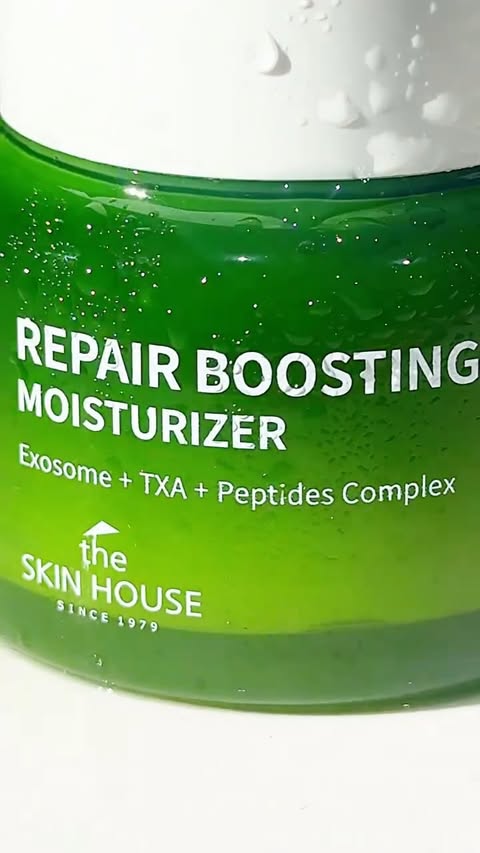 Instagram post by @_thecamerawoman for The Skin House. Caption reads: 🍃 The Skin House Repair Boosting Duo 🍃 If you’re....