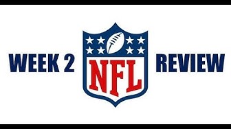 YouTube post by @BarryOnHere for DraftKings. Caption reads: 2025 NFL WEEK 2 REVIEW.