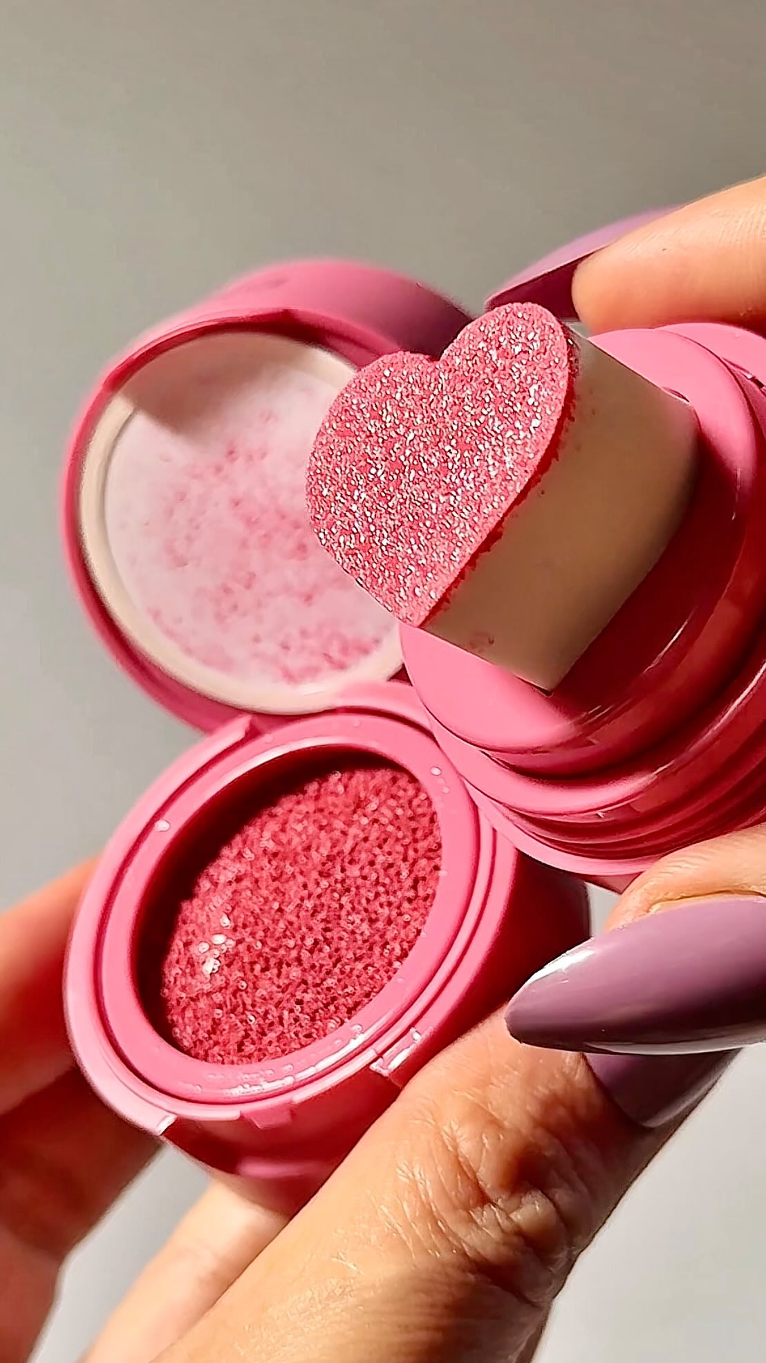 Instagram post by @aestheleticcc for Kaja Beauty. Caption reads: Lash out, Wink and keep blushing with @kajabeauty....