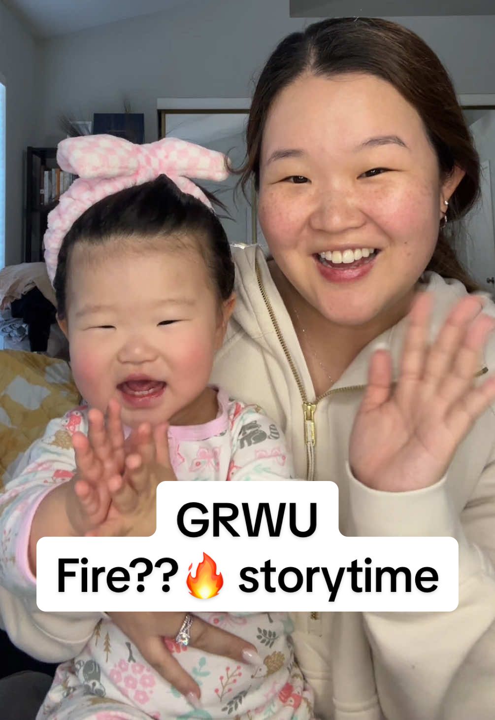 TikTok post by @amyyshin for Tatcha. Caption reads: Love a good grwu storytime~ Waitttt that @Tatcha....