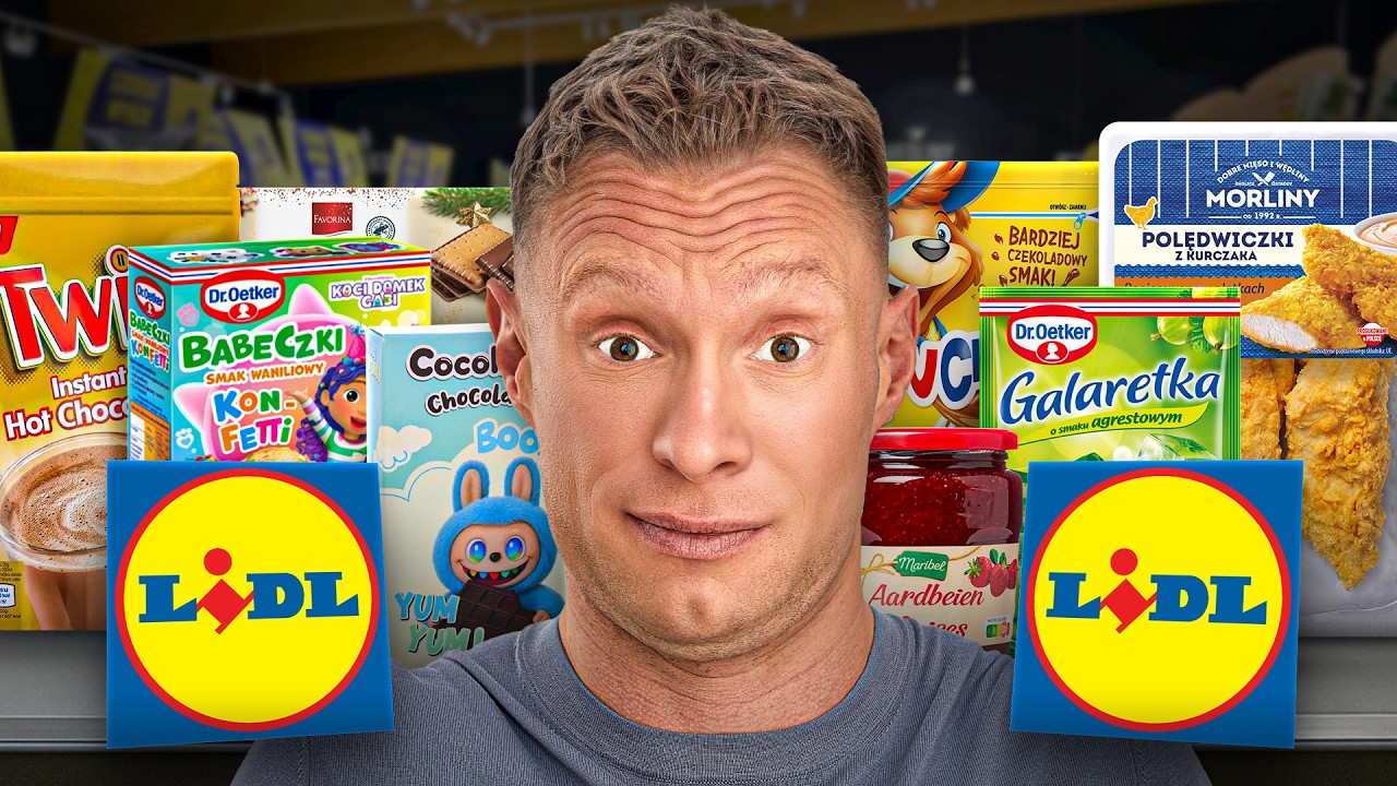 YouTube post by @Michal_Wrzosek for empik. Caption reads: The WORST products from Lidl according to a....