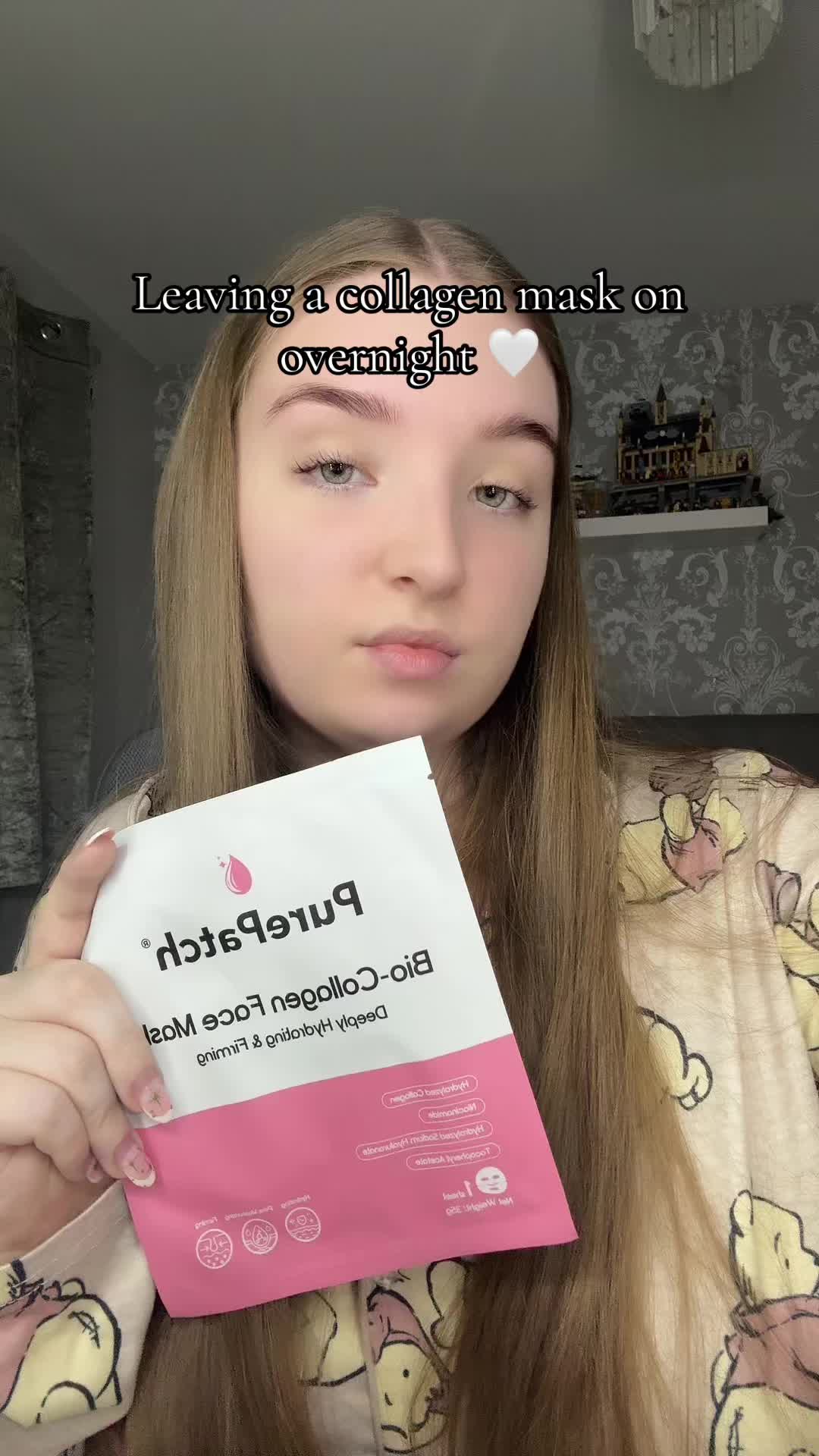 TikTok post by @ruby.paull for PurePatch. Caption reads: These are SO amazing woke up glowing! @PurePatch....