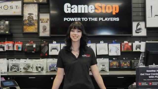 Instagram post by @riliehuntley for GameStop. Caption reads: [...] ANNOUNCE that I did a little ad with....