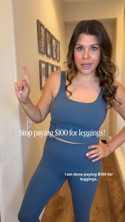 Instagram post by @piggybankdiaries for Colorfulkoala. Caption reads: This workout set does everything the expensive....