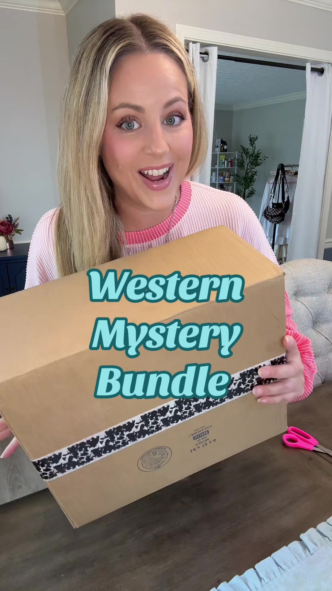 TikTok post by @tabithamix for Dani Morgans. Caption reads: [...] is going fast! #westernmysterybox....