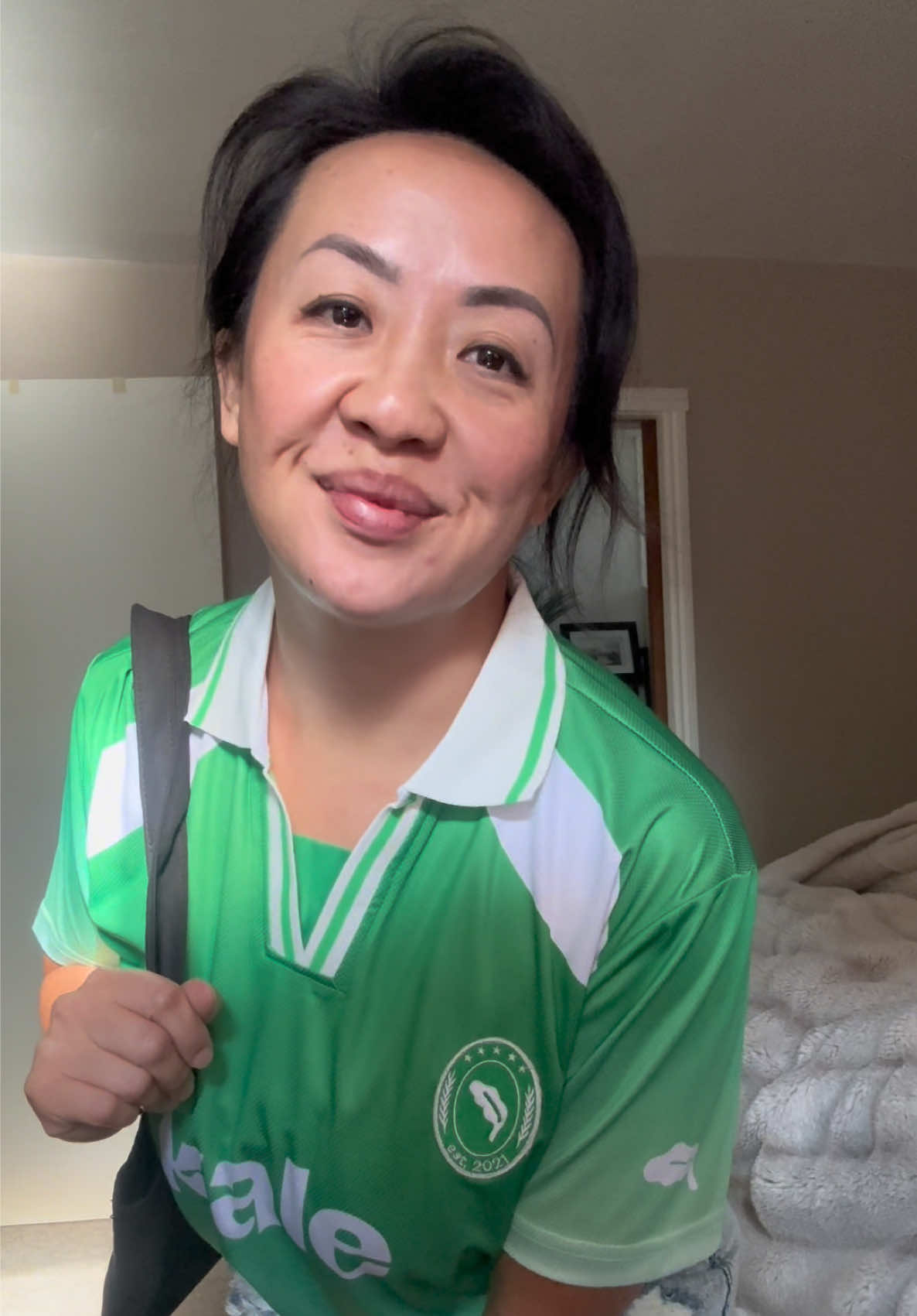 TikTok post by @dyang1231 for Kale. Caption reads: Proud to be apart of the Kale Allstar Team 🥬....