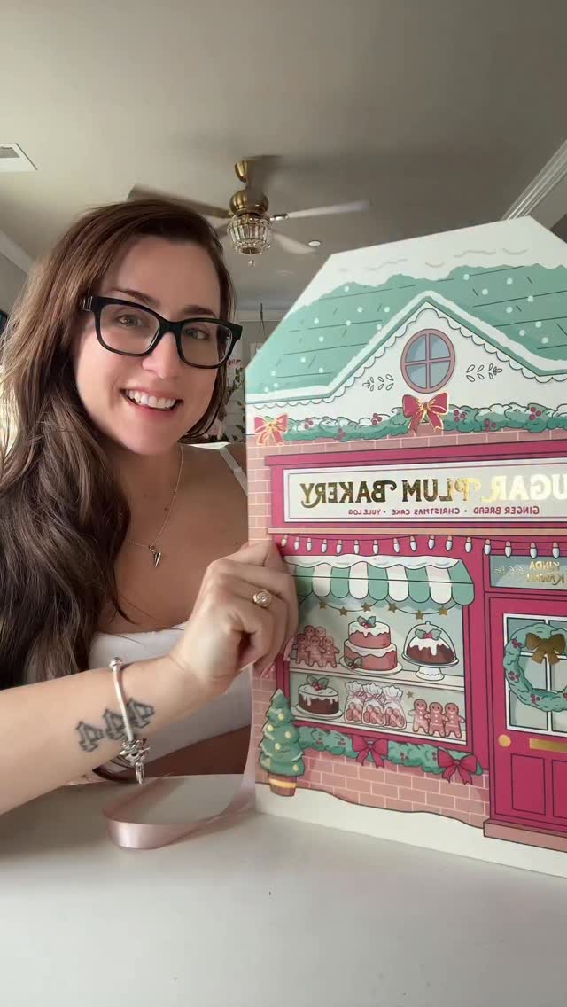Instagram post by @rosymaplesloth for Sanrio. Caption reads: Open day 17 of my Sanrio advent calendar with me!....