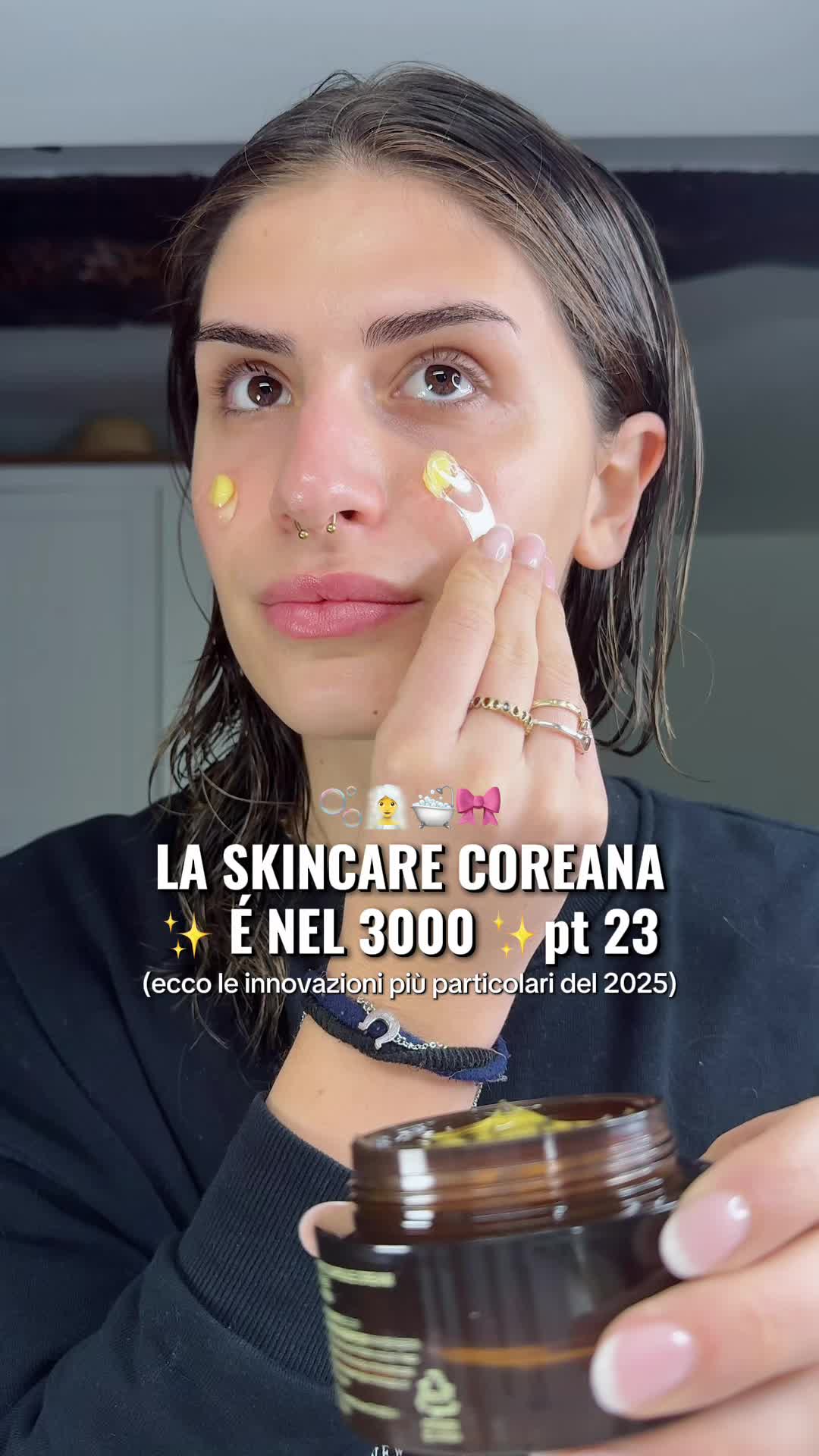 TikTok post by @sara.caracappa for arencia. Caption reads: [...] US 8. Fresh Green Rice Mochi Cleanser –....