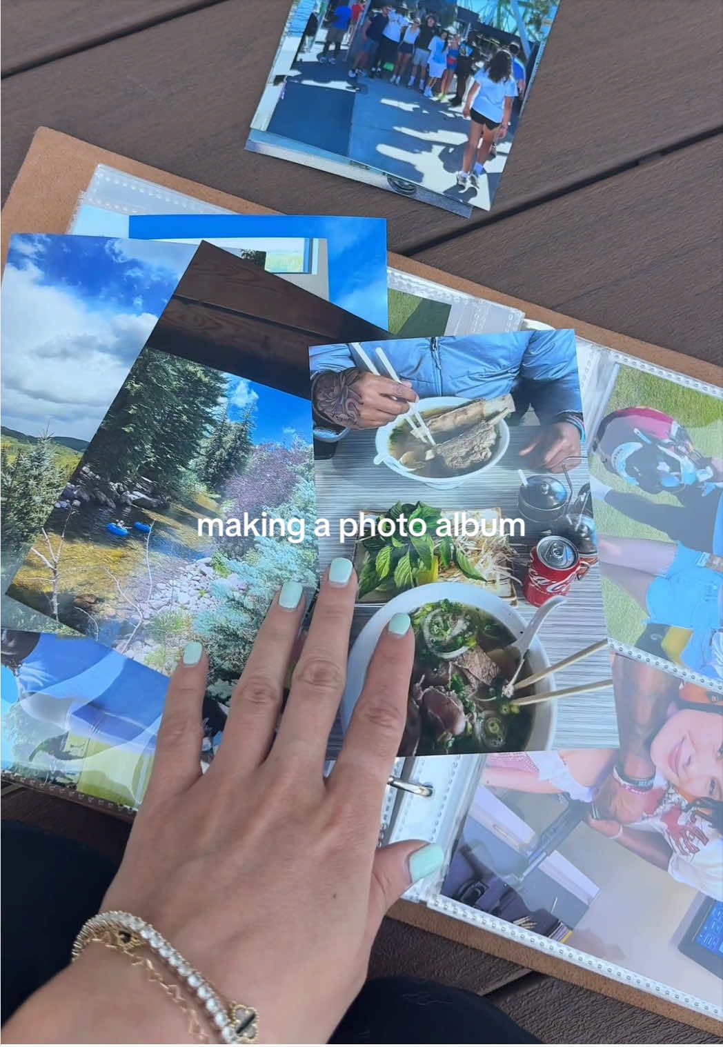TikTok post by @mic.kayla for CVS. Caption reads: [...] #photoalbum #anniversary #couple #fyp @CVS....