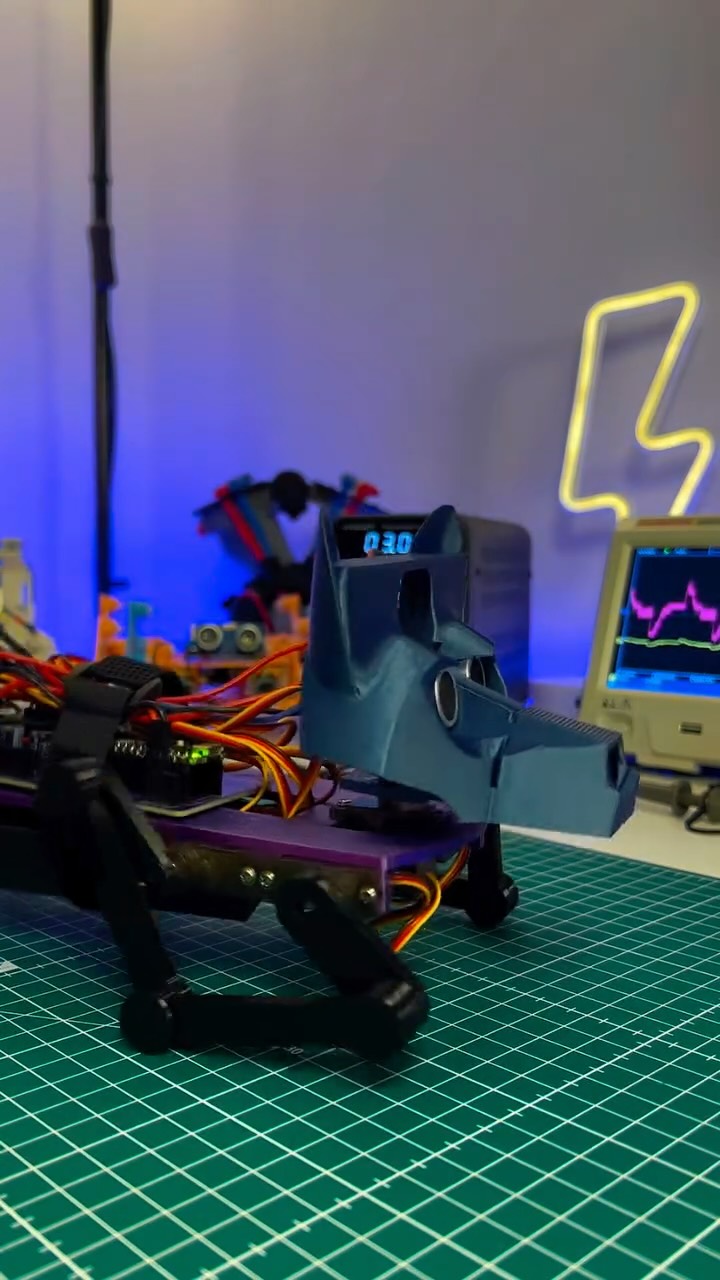 Instagram post by @kamitronix for PCBWay. Caption reads: Meet Rex, our new lab dog 🐕

@pcbway makes it....