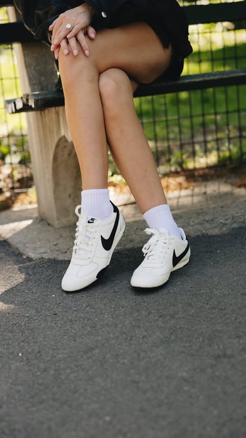 Instagram post by @chbickley for Shopbop. Caption reads: [...] Shoe and Sprint Sister nonstop. @nike....