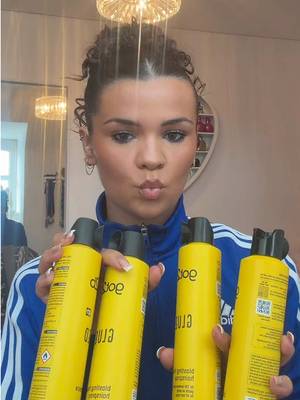 TikTok post by @rubywatsonx for ECO Style. Caption reads: [...] #fyp #hairtutorials @got2b @Eco Style....