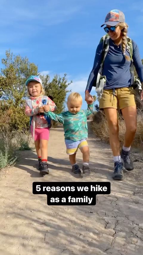 Instagram post by an influencer for KEEN Kids. Caption reads: [...] for your little hikers? #ad #keenkids.