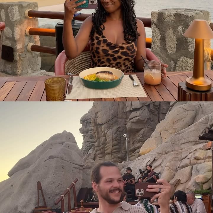 Instagram post by @bashabroad for Visible. Caption reads: As busy travelers, our phone service is the last....