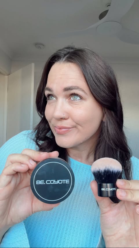 Instagram post by @sandysadventures__ for Be Coyote. Caption reads: [...] feel ✨ Meet your new makeup MVPs from....